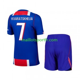Maillot de Foot Paris Saint Germain Khvicha Kvaratskhelia 7 Enfant Domicile 2026/27